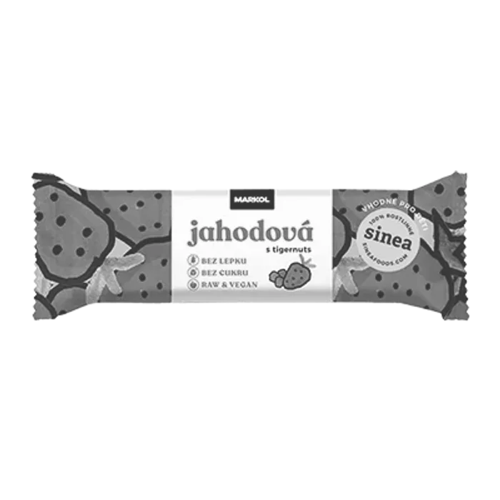 Markol Tyčinka jahodová s tigernuts 30 g